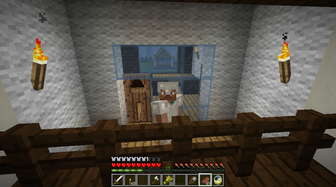 お家を建てよう うみどりのいまさらマイクラ街づくり