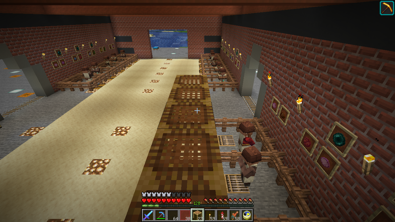 赤レンガ倉庫街 ４ 一号館完成 うみどりのいまさらマイクラ街づくり