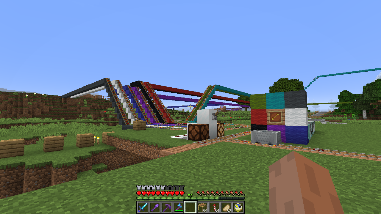 ウール レール ステイション ２ 羊毛集積場 うみどりのいまさらマイクラ街づくり