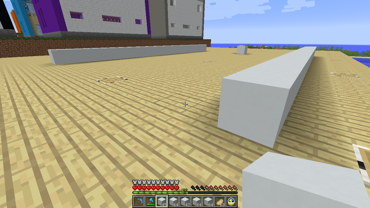 海の上のbar ２ 景色を切り取る窓 うみどりのいまさらマイクラ街づくり