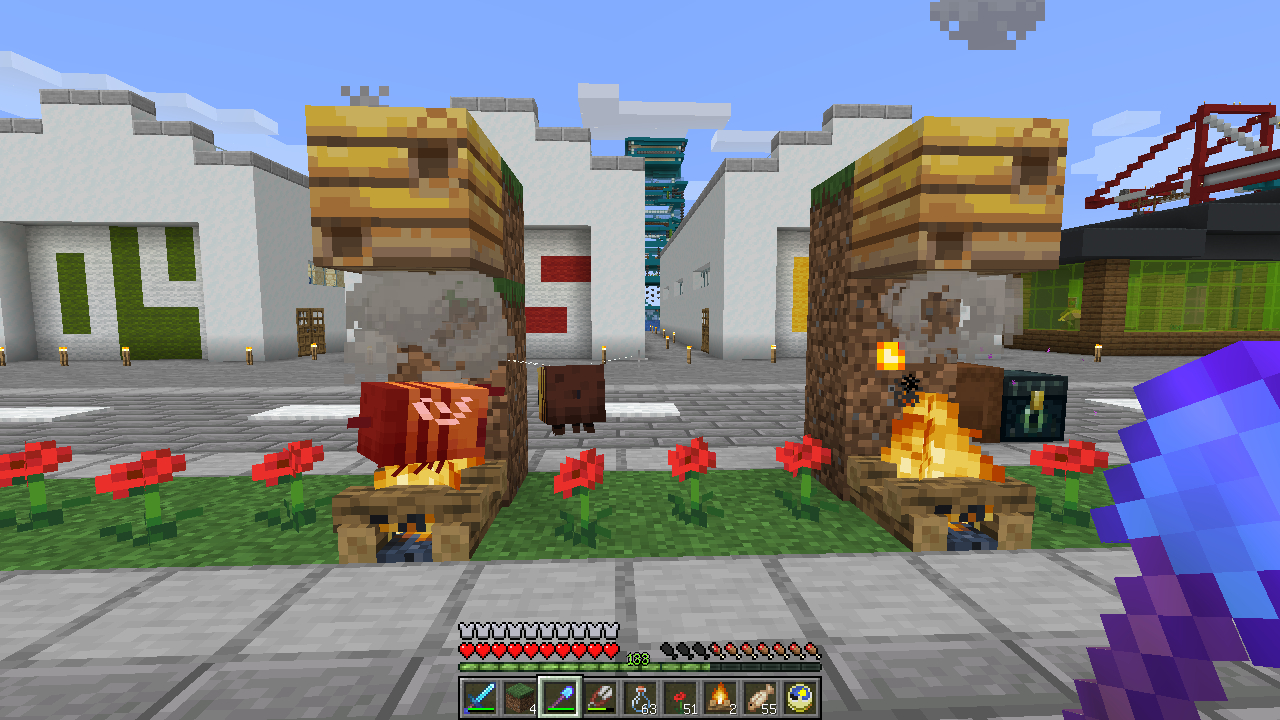 みつばちブンブブーン うみどりのいまさらマイクラ街づくり