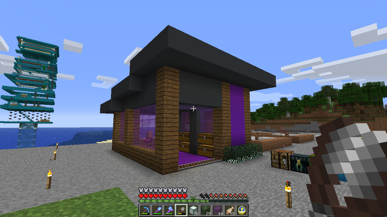 港町の取引場 ２ 売人を呼び寄せよう うみどりのいまさらマイクラ街づくり