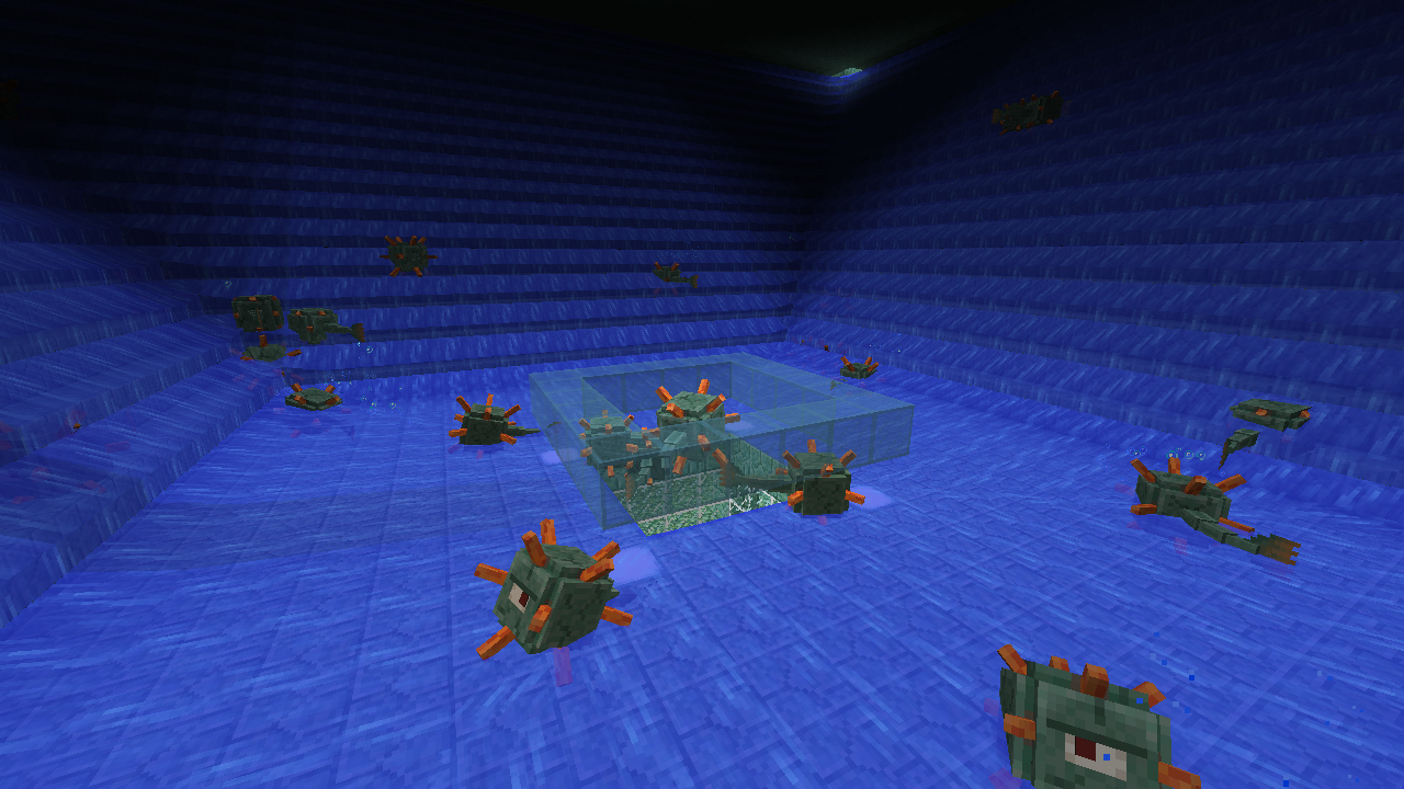 改修 ガーディアントラップ うみどりのいまさらマイクラ街づくり