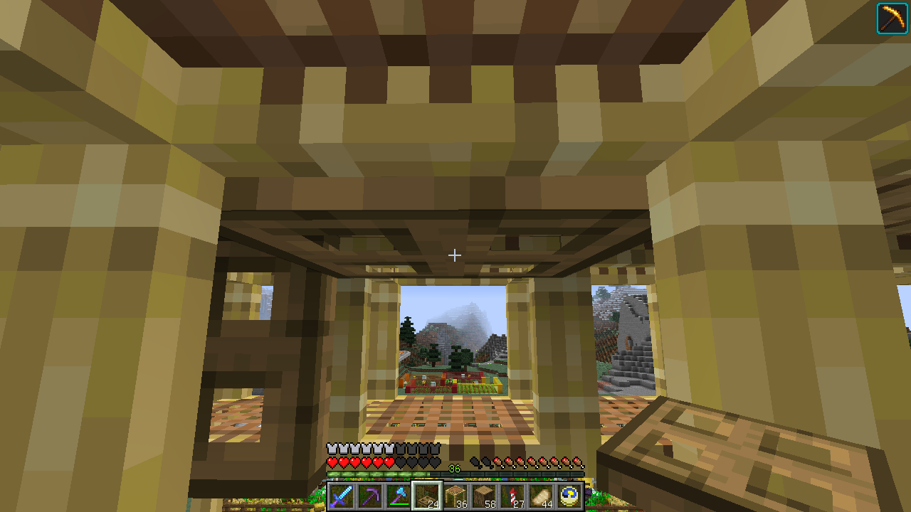 羽根よ回れよ風車小屋 うみどりのいまさらマイクラ街づくり