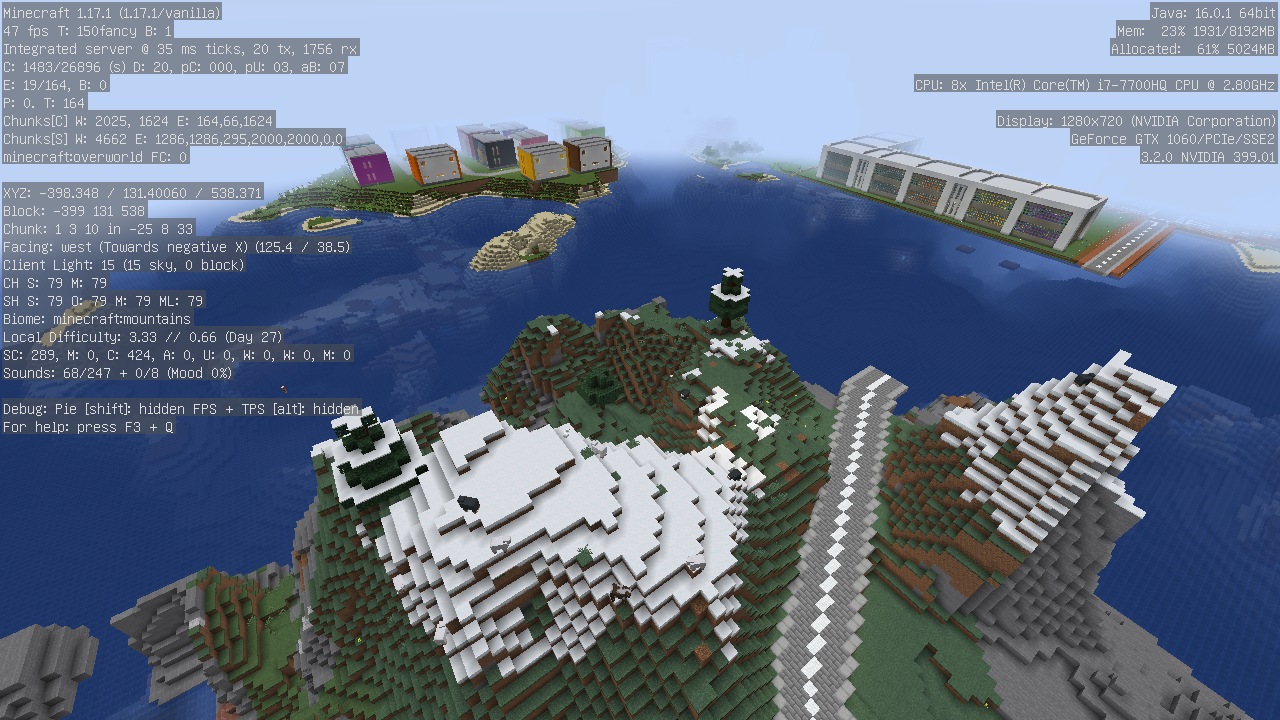 崖の家を建てる 前編 うみどりのいまさらマイクラ街づくり