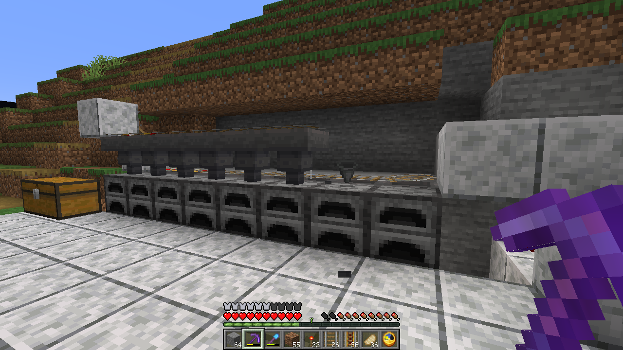 レンガ作り日和 後編 １６連かまどと８人のレンガマン うみどりのいまさらマイクラ街づくり