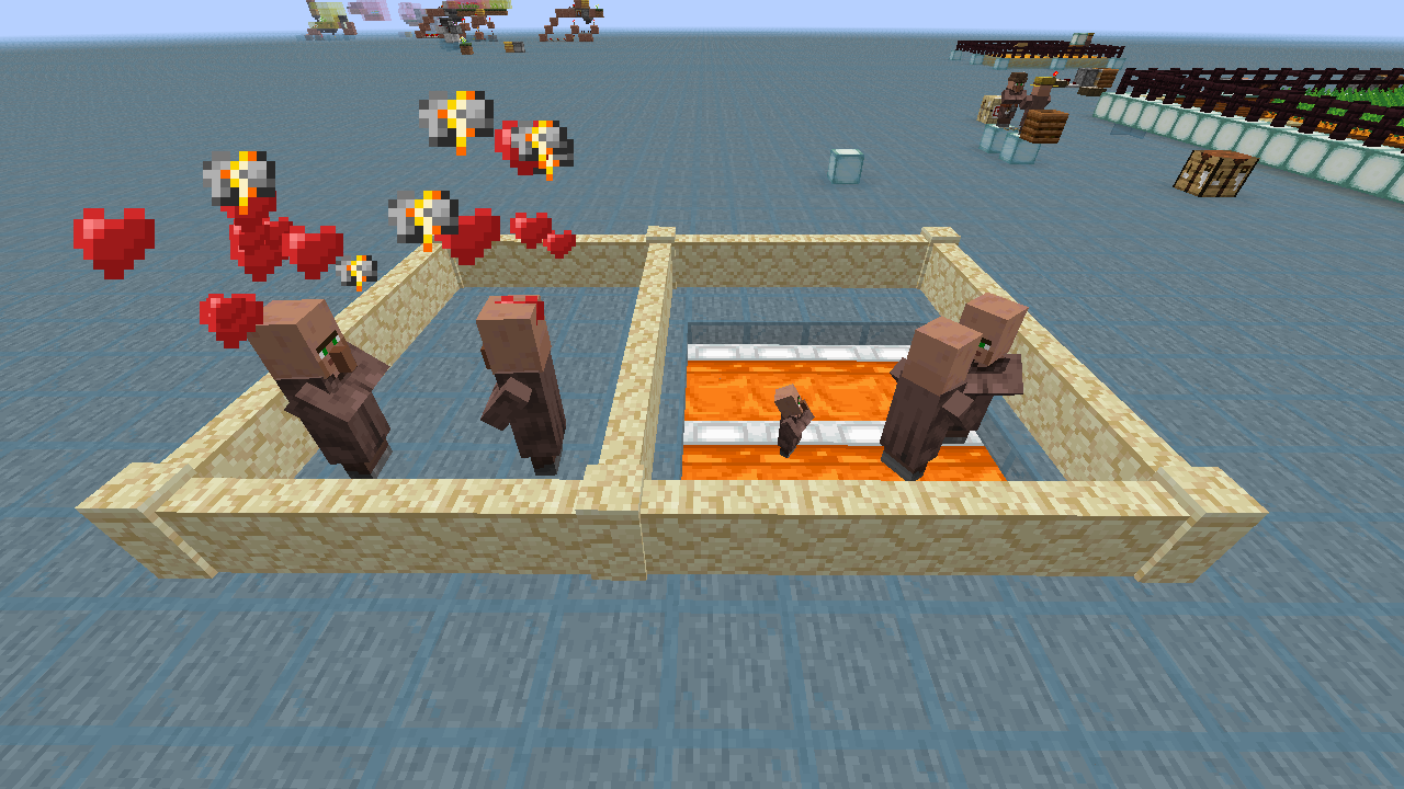 番外編 村人の行動調査その３ 農業と繁殖 うみどりのいまさらマイクラ街づくり