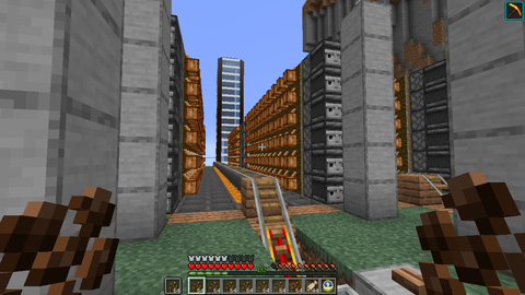 建物作成 うみどりのいまさらマイクラ街づくり