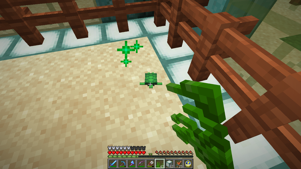 ウミガメのなみだ 前編 うみどりのいまさらマイクラ街づくり