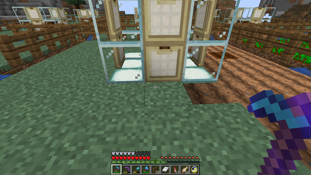 自動小麦農場で捕まえて 後編 広がる小麦畑 うみどりのいまさらマイクラ街づくり