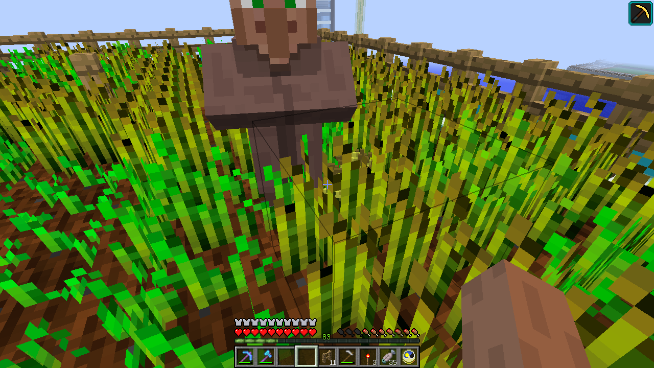 ウォーターフロート農園 ３ 小麦農家は２度死ぬ うみどりのいまさらマイクラ街づくり