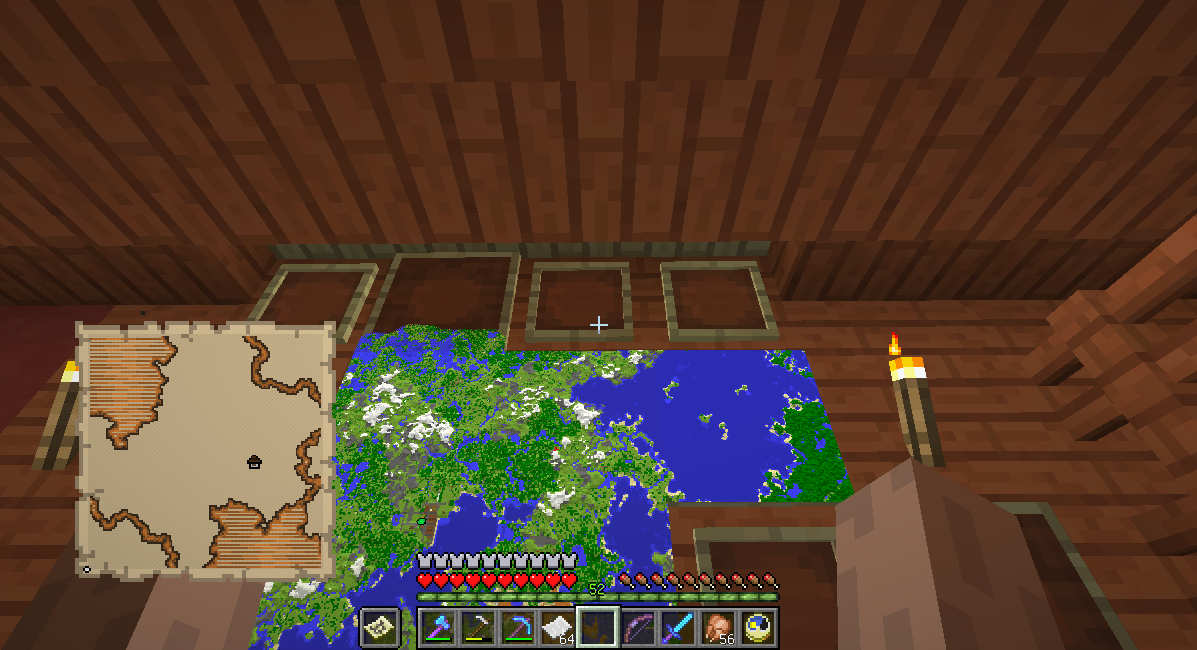 北の村に製図家を呼ぼう うみどりのいまさらマイクラ街づくり