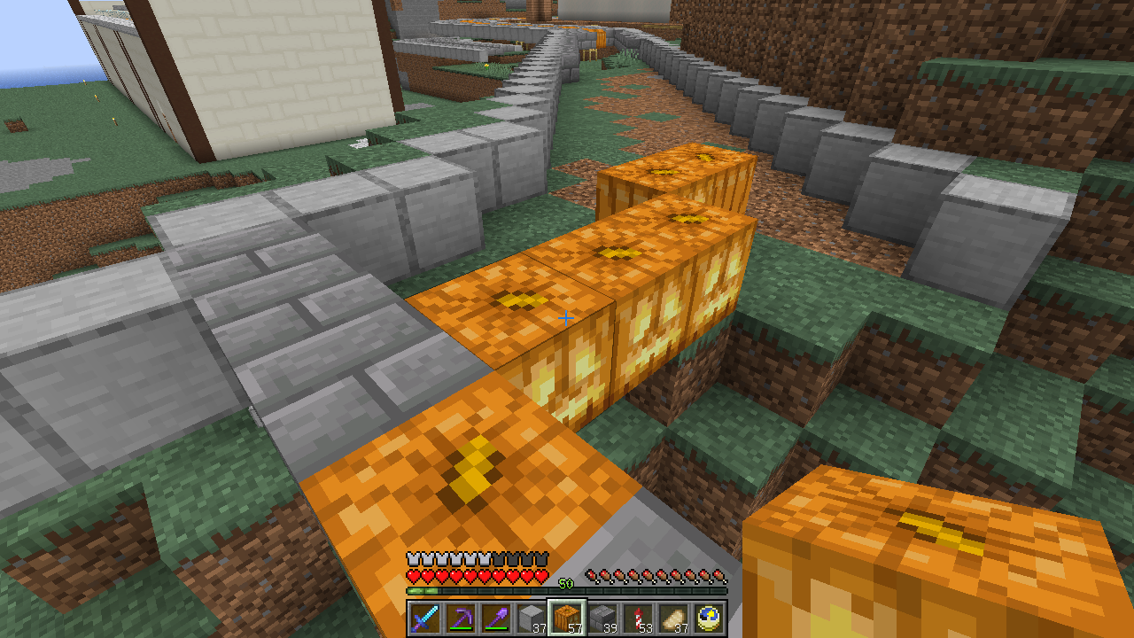 山道を行けば うみどりのいまさらマイクラ街づくり