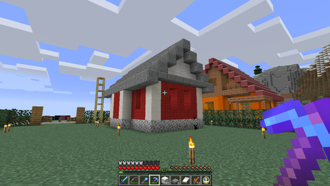 丘の上のダーチャ 完結編 ５ キツネ達の夜 うみどりのいまさらマイクラ街づくり