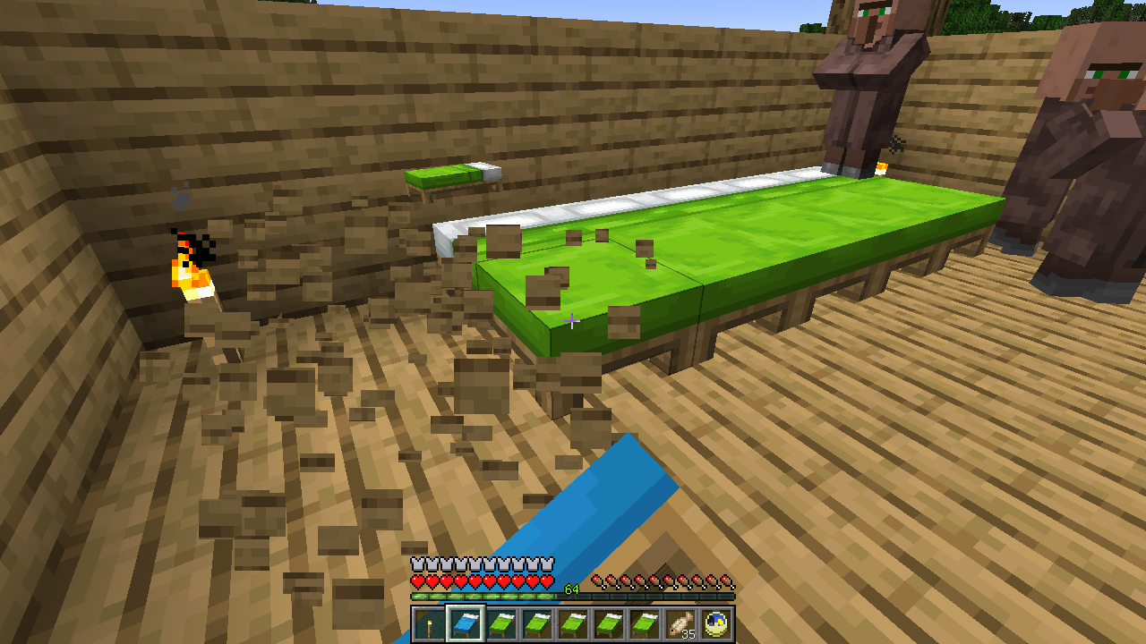 1 14からのハローワーク ２ 北の村から うみどりのいまさらマイクラ街づくり