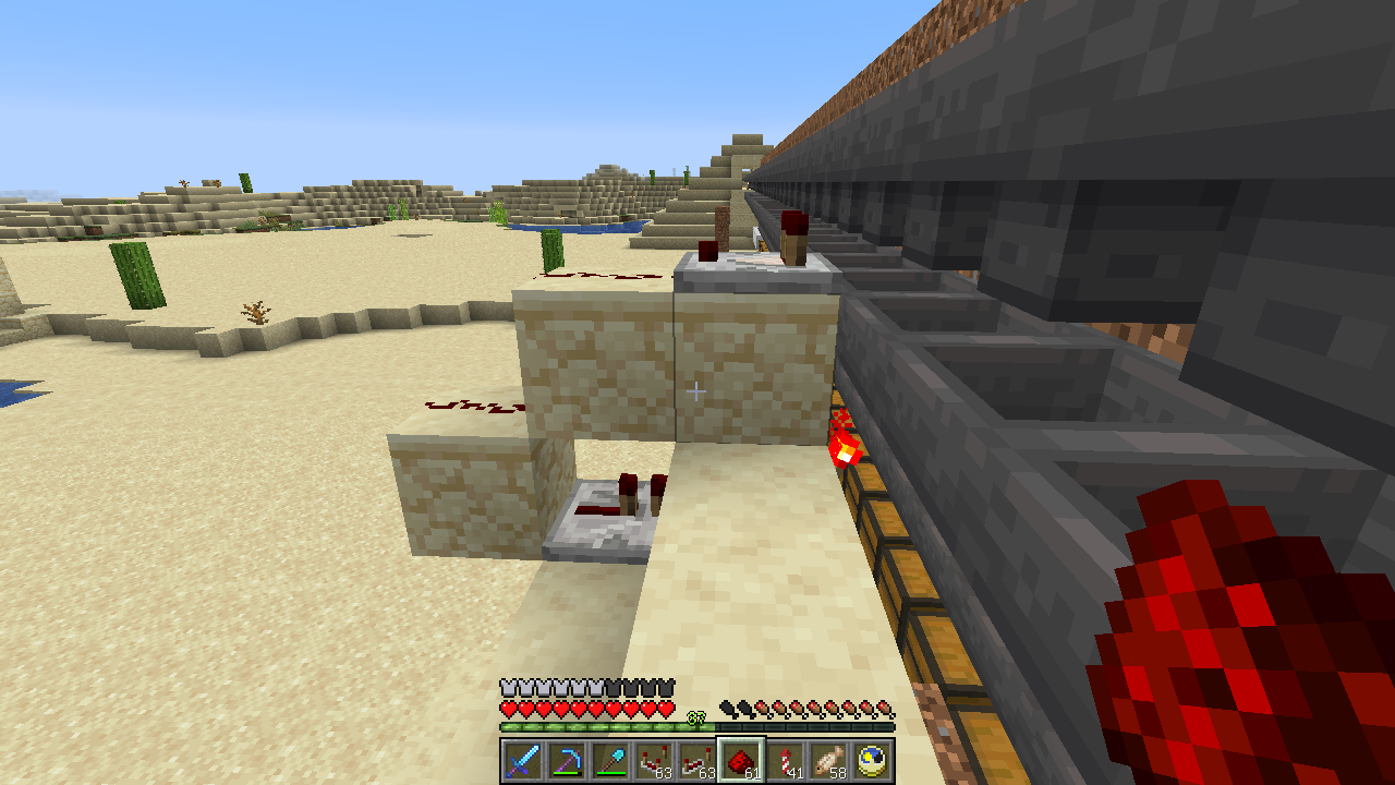 ナニカの地上絵 ２ マテリアル51 うみどりのいまさらマイクラ街づくり