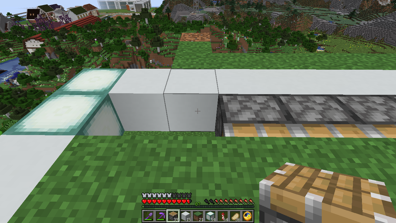 花の森の変異 ４ 改良型花自動生産装置 スズラン編 うみどりのいまさらマイクラ街づくり