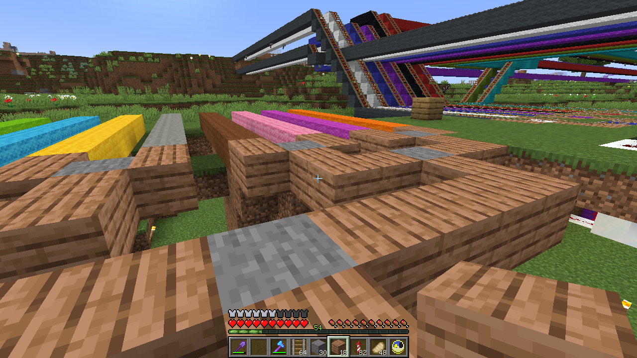 ウール レール ステイション ３ １６色のレール うみどりのいまさらマイクラ街づくり