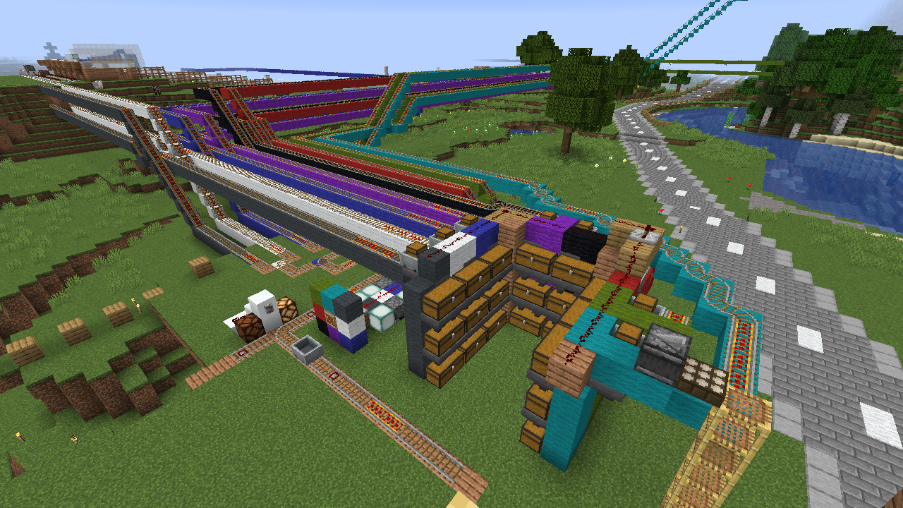 ウール レール ステイション ３ １６色のレール うみどりのいまさらマイクラ街づくり