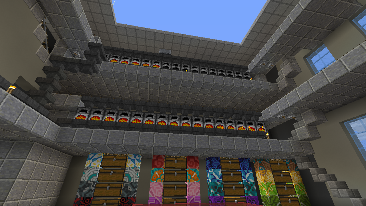 燃えあがれ ハイパーかまど うみどりのいまさらマイクラ街づくり