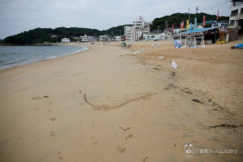 ウミガメ隊_ゴミ拾い_前浜_2013-07-21 07-35-33