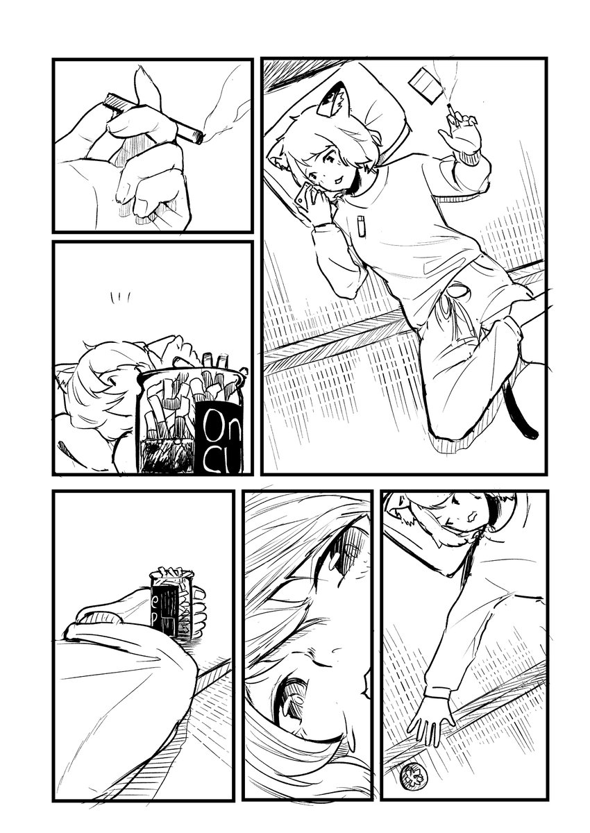 【画像】「ヤニねこ」とかいう漫画、ガチで流行るｗｗｗｗｗｗｗｗこれもう第二のちいかわだろ