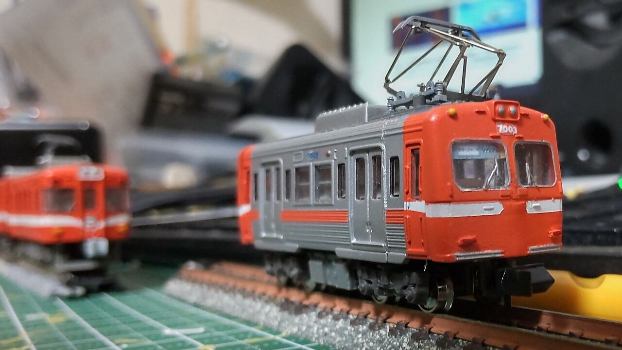 Bトレインショーティーの京王3000を加工して岳南7000形を作る