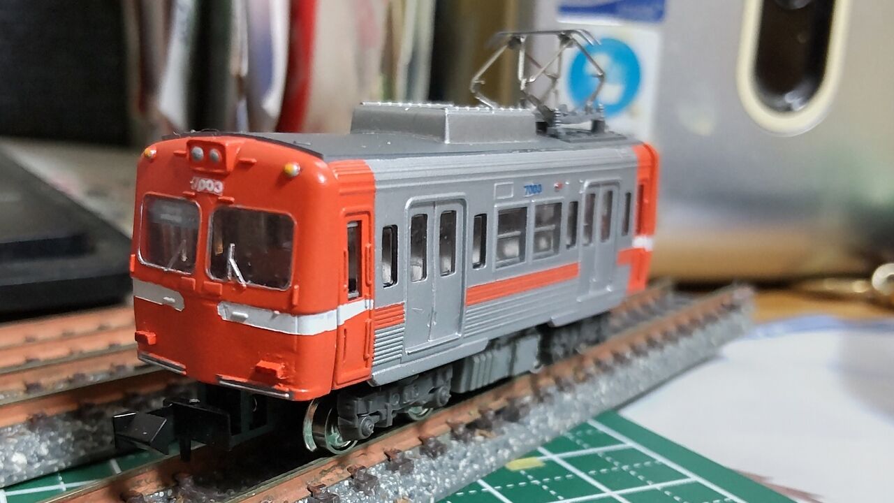 Bトレインショーティーの京王3000を加工して岳南7000形を作る