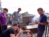 BBQ記念撮影