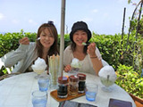 御蔵島の天然水かき氷