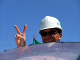 イルカ船船長元さん
