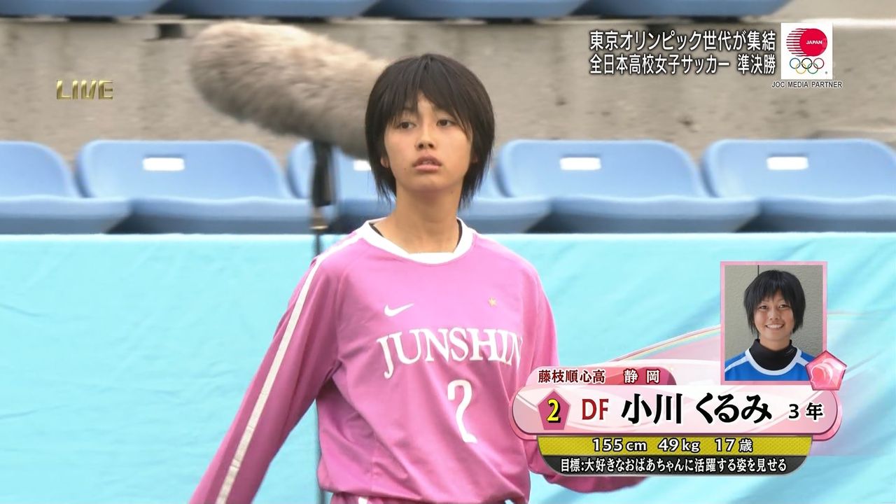 女子サッカー 藤枝順心 山下史華選手 16歳 が可愛すぎると話題に うながんま