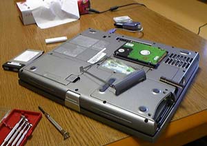 ノートPC空冷1