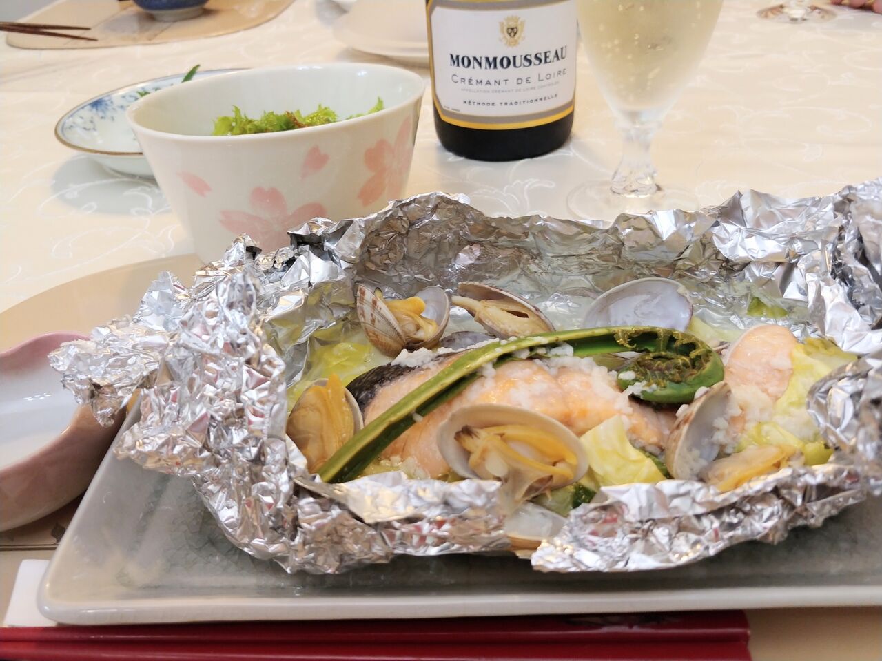 筍ご飯と桜鱒 ロマネ ｓキッチン