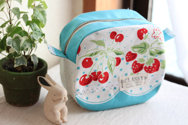 型紙：別マチ20cmファスナーポーチ : うねうねごろごろ Powered by