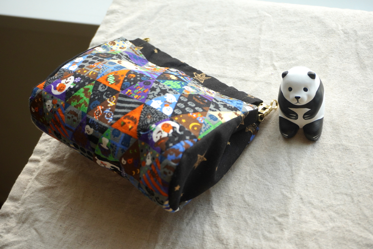 しずくマチのバネポーチ14cm試作 : うねうねごろごろ Powered by ライブドアブログ