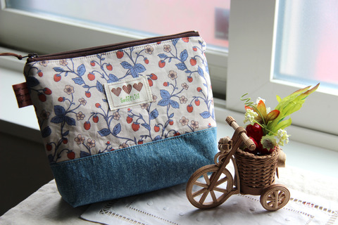 基本のファスナーポーチ20cm : うねうねごろごろ Powered by