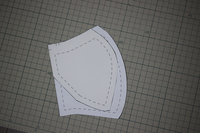 型紙 インナー マスク マスク 型紙の作り方