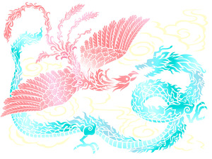 鳳凰と龍