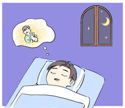 夢を見る人