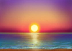 夕陽