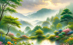 山の風景