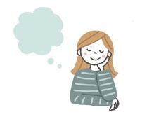 考える女性
