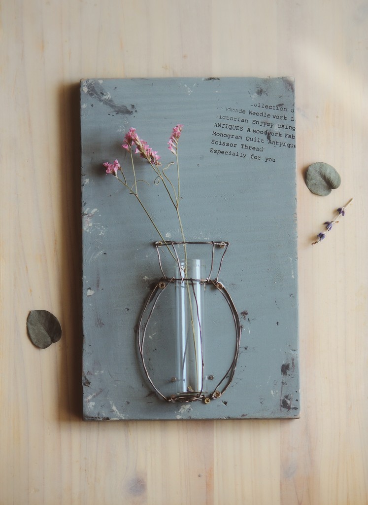 フラワーベース風試験管飾り Unlac