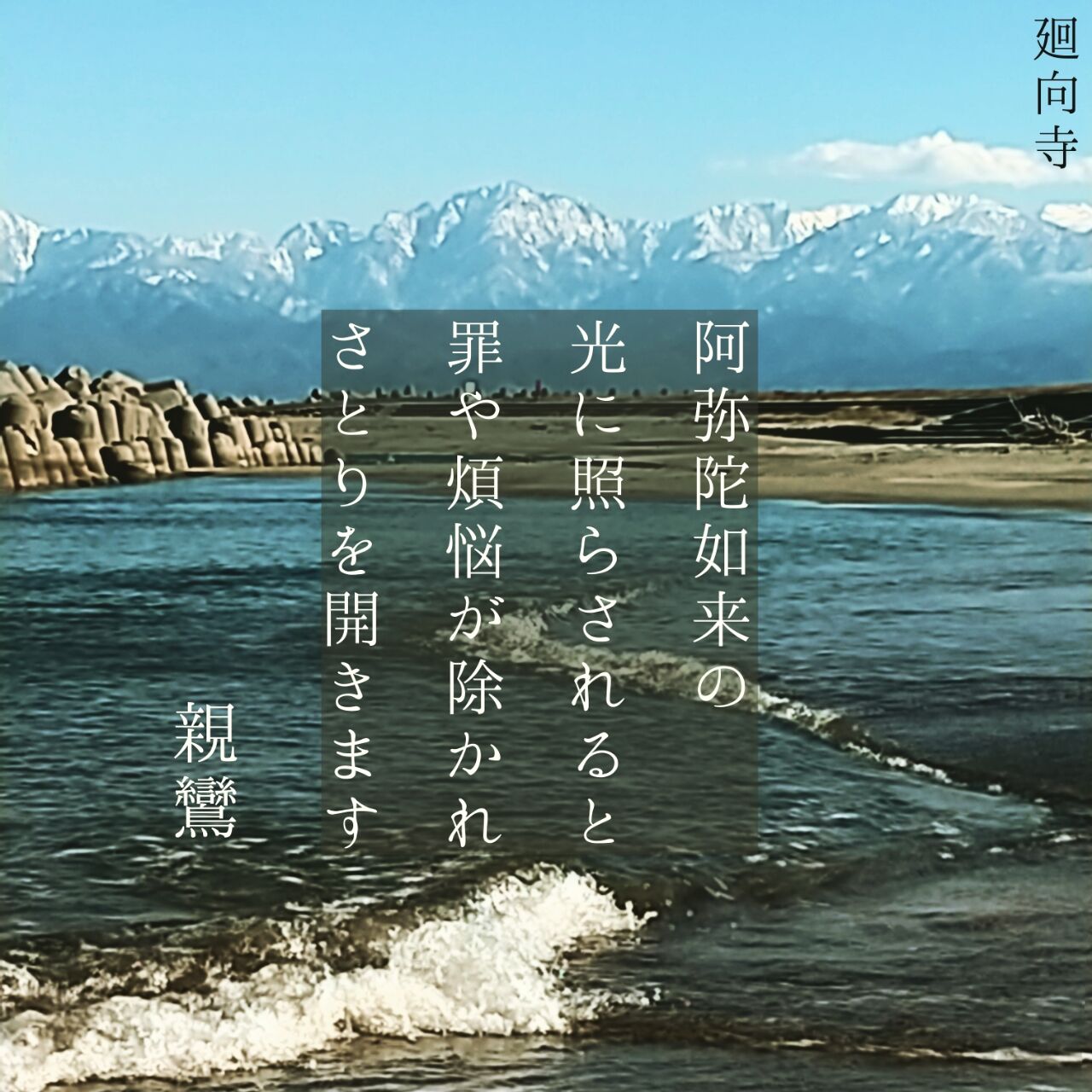 親鸞聖人の言葉 真宗大谷派 卯花山 廻向寺 えこうじ