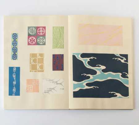 海路見開き「本と工芸」