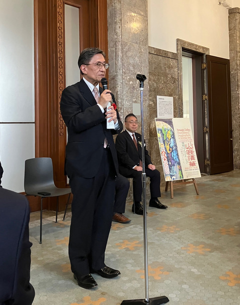 山鹿清華展内覧会 (1)