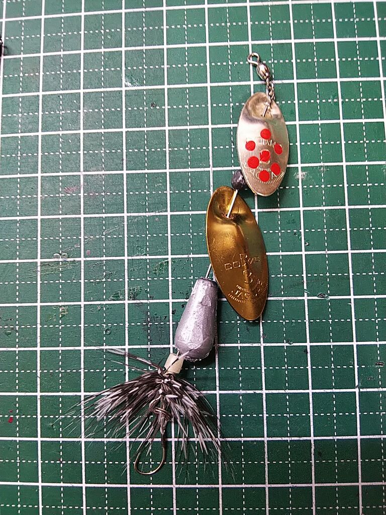 やっと成功しました 糸撚れしにくいスピナー そこまで 気にしなくてもいいのに
