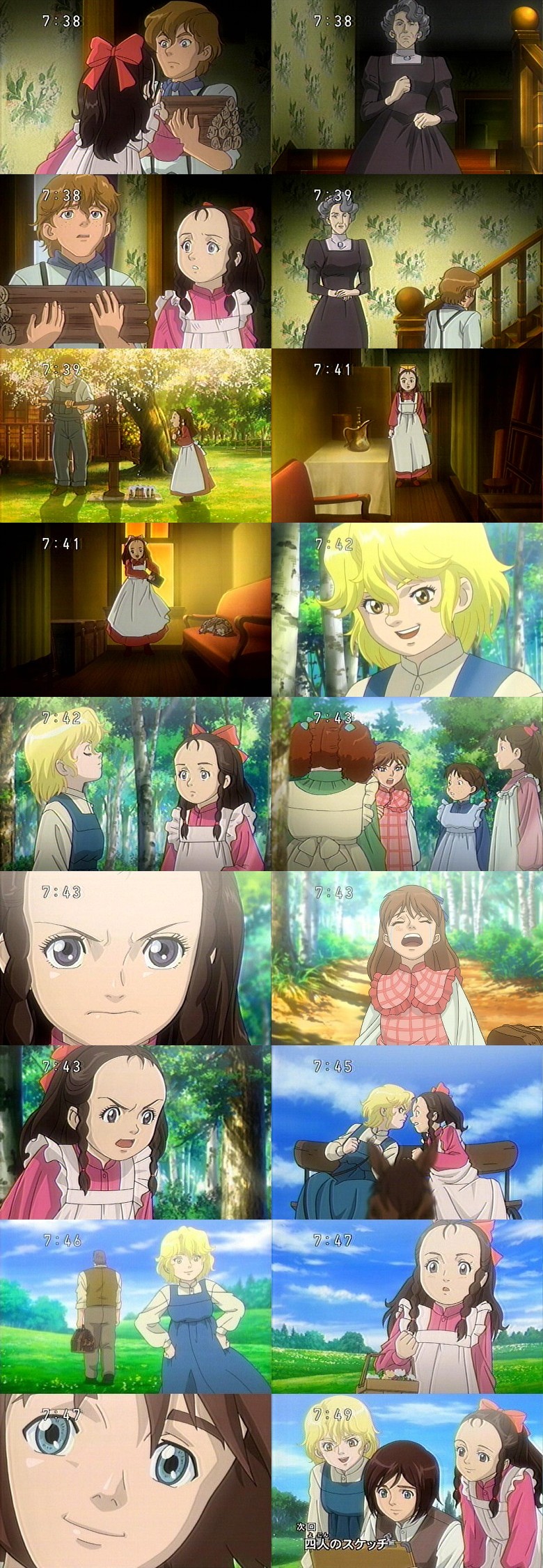 風の少女エミリー ３話 変わり者イルゼ こころに いつも しばいぬ