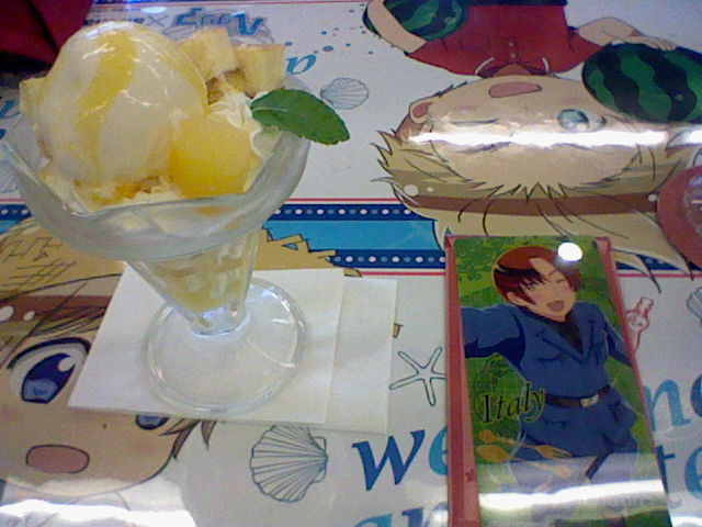 アニメイトカフェコラボ ヘタリア ｔｈｅ ｗｏｒｌｄ ｔｗｉｎｋｌｅ に行ってきました ５回目 ペイント イット グリーン